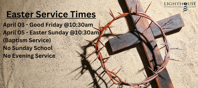 Easter Service Times website